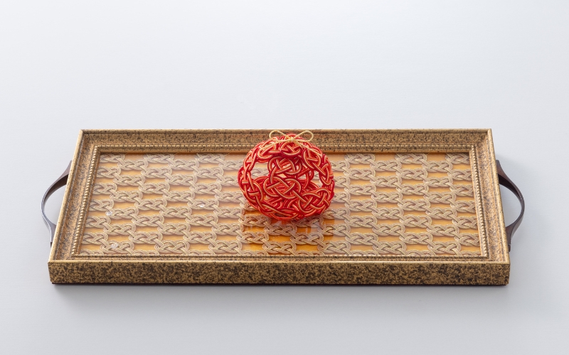 水引アンティークトレー 水引インテリア通販|金沢の水引 自遊花人